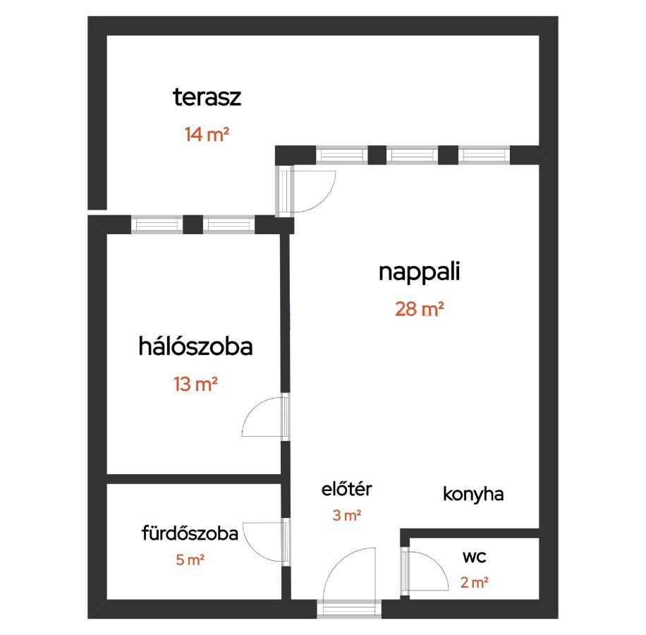 Marina Panorama Apartment & Garage 부다페스트 외부 사진